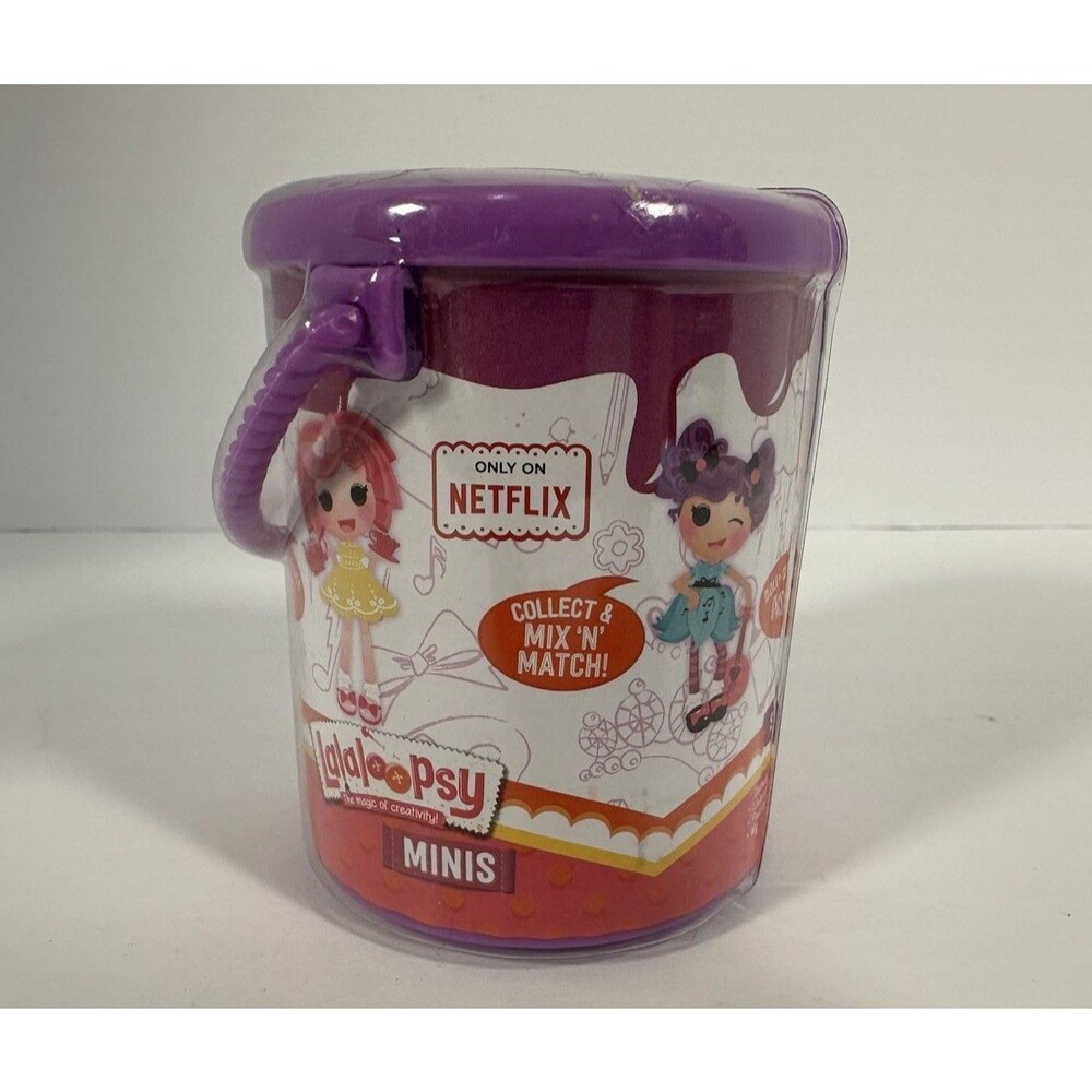 Lalaloopsy Minis Purple Paint Can Mystery 3" Doll Inside Series 2 New Sealed!